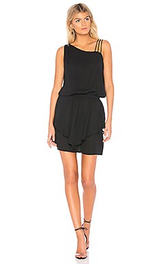 

Мини платье asymmetrical layered - krisa, Черный, Черный