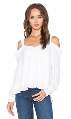 krisa Off Shoulder Blouse in White | REVOLVE