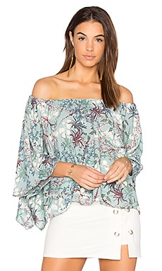 krisa Off Shoulder Drape Top in Floret | REVOLVE