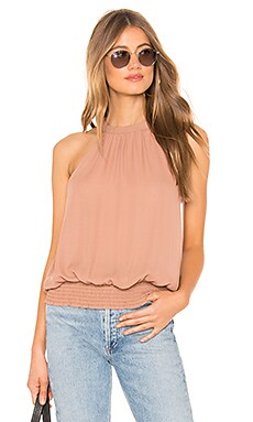 

Топ холтер smocked hem - krisa, Беж, Блузки