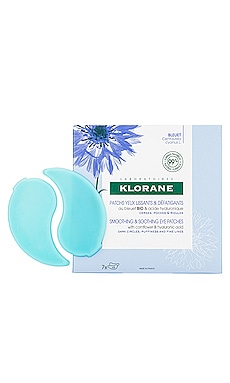 Smoothing & Soothing Eye Patches with Cornflower & Hyaluronic Acid Klorane $26 