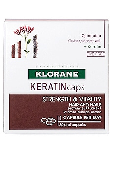 фото Пищевая добавка keratincaps strength & vitality - Klorane