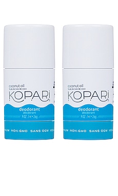 Natural Aluminum-Free Coconut Deodorant Mini Duo Kopari