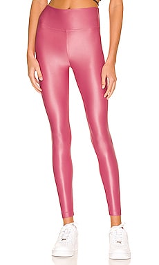 Beyond Yoga Spacedye Caught In The Midi High Waisted Legging in Pink Punch  Heather