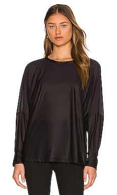 KORAL Beat Long Sleeve Top in Black from Revolve.com