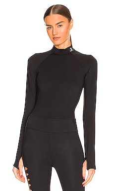 Product image of KORAL x David Koma Long Sleeve Laser Cut Bodysuit. Click to view full details