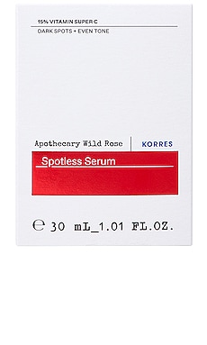 Product image of Korres Wild Rose Spotless Serum. Click to view full details