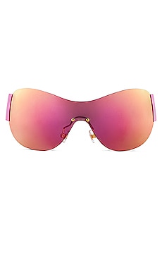 Karen Wazen Ski Sunglasses in Solid Pink Karen Wazen $180 