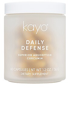 Product image of Kayo Body Care Daily Defense Curcumin Capsules. Click to view full details