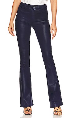 Revolve Women Clothing Jeans High Waisted Jeans Marty High Rise Flare in Navy. 