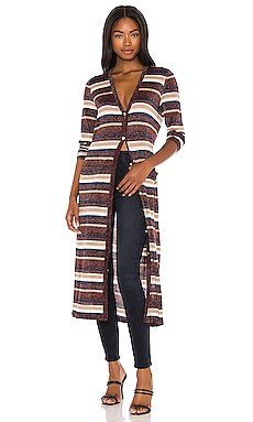 

Кардиган lulex - L'AGENCE, Brown;beige, Кардиганы