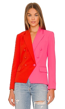Kenzie Double Breasted Blazer L'AGENCE $423 