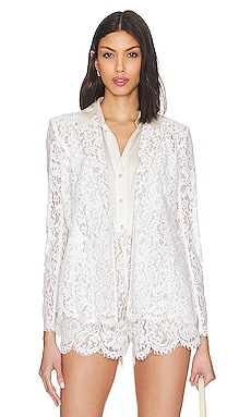 Inc white sale lace jacket