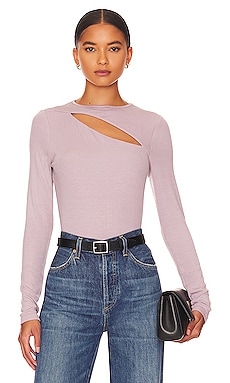 Product image of LA Made Verge Peek A Boo Long Sleeve Top. Click to view full details