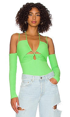 Product image of Lama Jouni Off Shoulder Bodysuit. Click to view full details