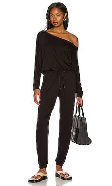 Michael stars off cheap the shoulder jumpsuit