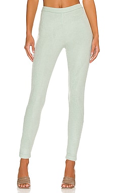 LaQuan Smith Mohair Legging in Mint