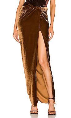 Ruched Wrap Maxi Skirt LaQuan Smith $665 