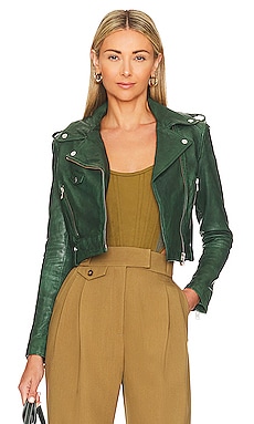 x REVOLVE Ciara Leather Jacket LAMARQUE
