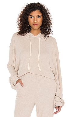 LBLC The Label Charlie Cozy Ribbed Hoodie in Oatmeal | REVOLVE