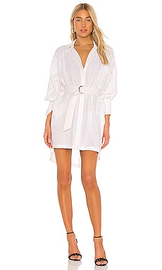 L'Academie The Scarlet Mini Dress in White | REVOLVE