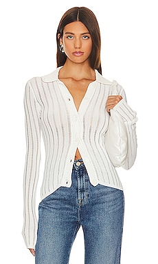 L'Academie by Marianna Olivie Cardigan in Ivory | REVOLVE