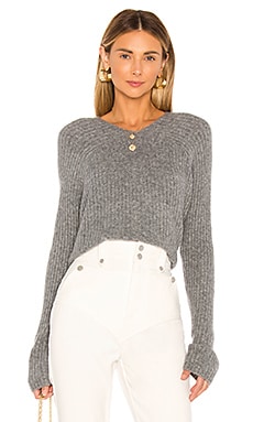 L'Academie Antonia Sweater in Charcoal | REVOLVE