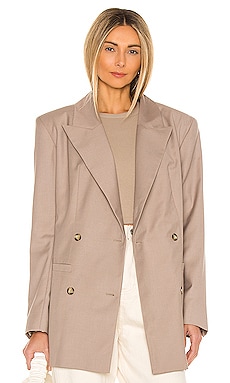 Product image of L'Academie Oversized Double Breasted Blazer. Click to view full details