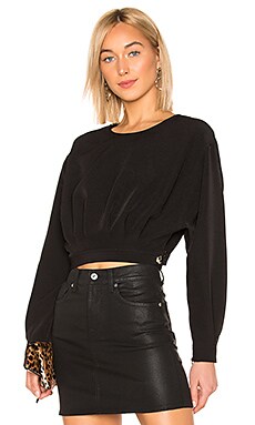 L'Academie The Blake Blouse in Black