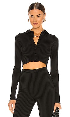 Cropped Button Down Top L'Academie $188 