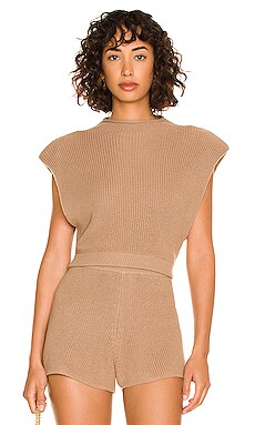 Product image of L'Academie Maja Sleeveless Sweater. Click to view full details