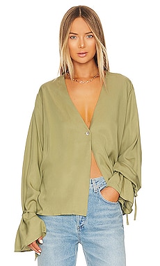 Tie Sleeve Blouse