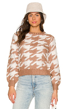 Houndstooth Plush Sweater Line & Dot $24 (FINAL SALE) 