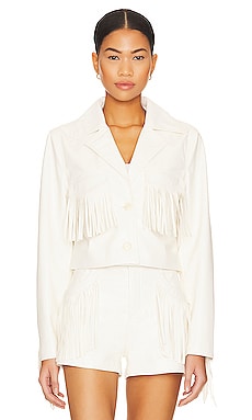 Product image of Line & Dot Selena Fringe Jacket. Click to view full details