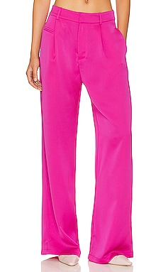 Juicy Couture Overgrown Velour Pant in Cashmere Rose