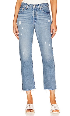 Levi's - Ribcage Straight Jean in Middle Road