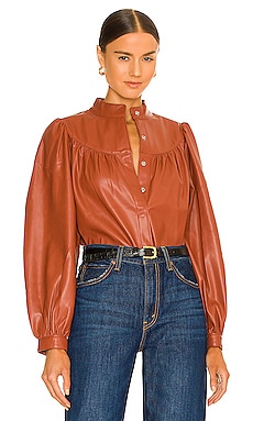 Darby Faux Leather Top LEVI'S $81 