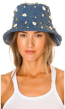 lele sadoughi bucket hat