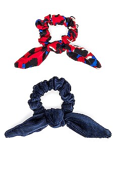 

Rabbit ear scrunchie - Lele Sadoughi, Красный, Аксессуары для волос