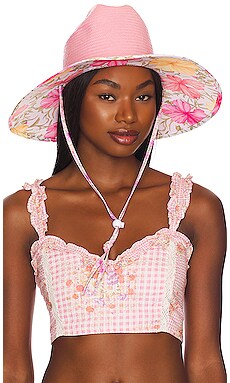 x Hurley Lifeguard Straw Hat LoveShackFancy