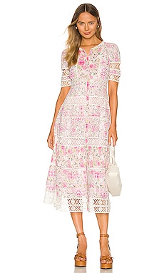 Carmie Victorian Maxi Dress LoveShackFancy $595 