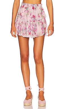 Ruffle Mini Skirt LoveShackFancy $295 