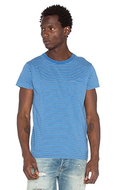 LEVI'S Vintage Clothing 1950's Sportswear Tee in Blue Stripe