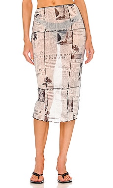 Product image of lovewave The Ziggy Midi Skirt. Click to view full details