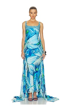 Floral Pixie Trail Dress - Image 1