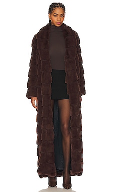 Floor length hot sale teddy coat