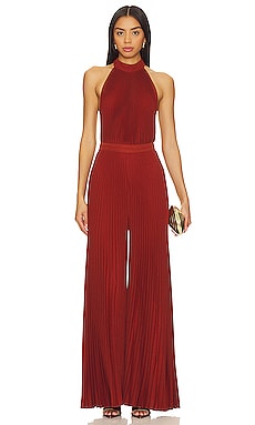 Norma kamali cheap side stripe jumpsuit