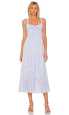 LIKELY Stasia Dress in Blue & White | REVOLVE