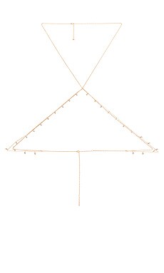 Lili Claspe Chiara Body Chain in Yellow Gold