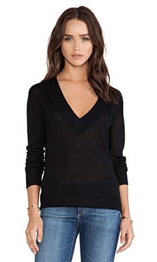 Line Essence Sweater Dress in Caviar | REVOLVE